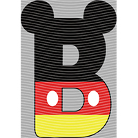 Cartoon letters-CL 233